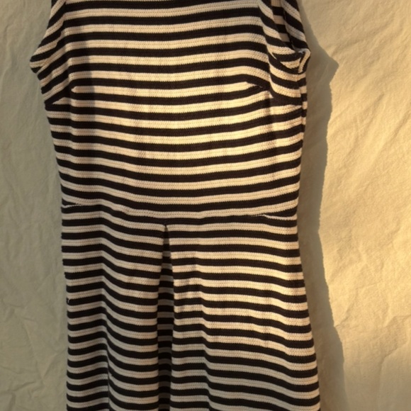 Madewell Womens Afternoon Dress size small, navy and white striped, sleeveless - Picture 4 of 16